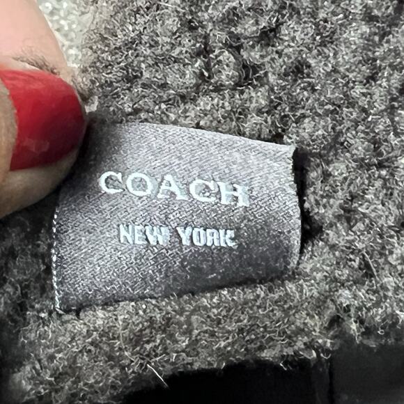 Coach Norell Womens Sz 7.5B Hidden Wedge Brown Suede Boots Pull On Sherpa Lining - Picture 11 of 12